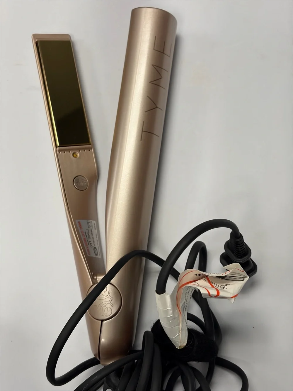 TYME Iron Original 2-in-1 Curler & Straightener – Rose Gold